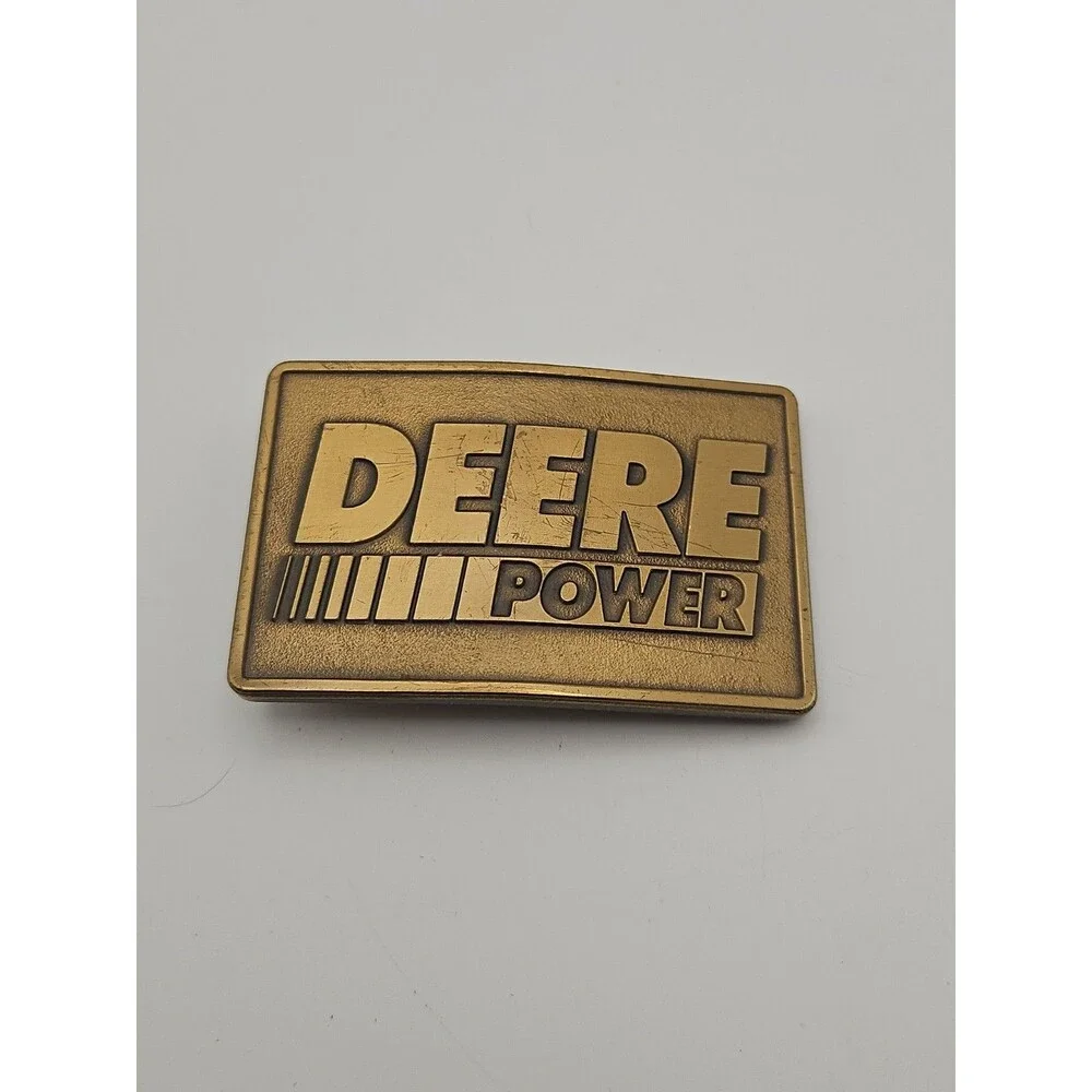 Vintage 1994 John Deere Power Belt Buckle Expo '94 New Orleans